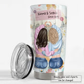 Personalized Best Friends Tumbler Because Of You I Laugh For Besties